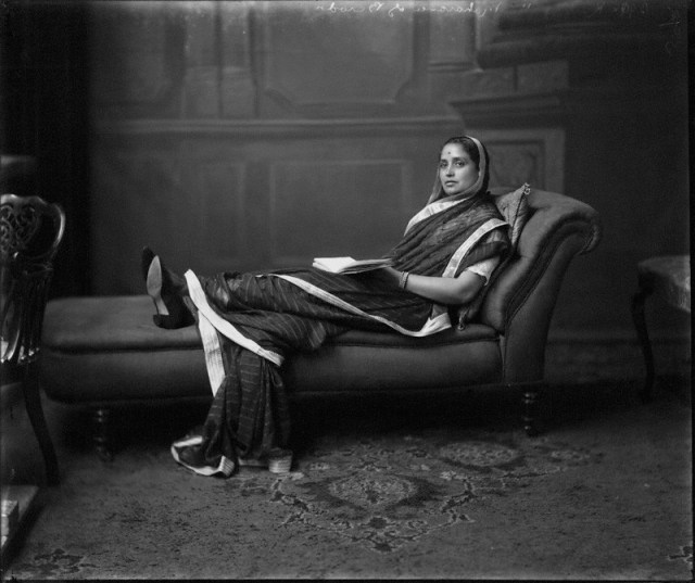 NPG x129481; Chimnabai II, Maharani of Baroda by Vandyk